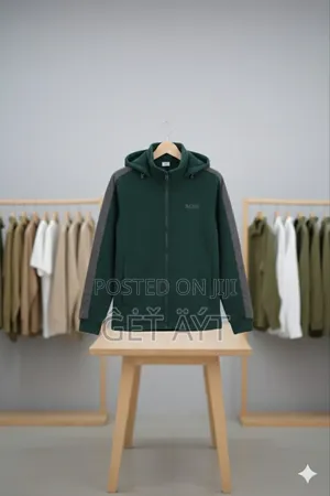 Two-Tone Zip-Up Hoodie