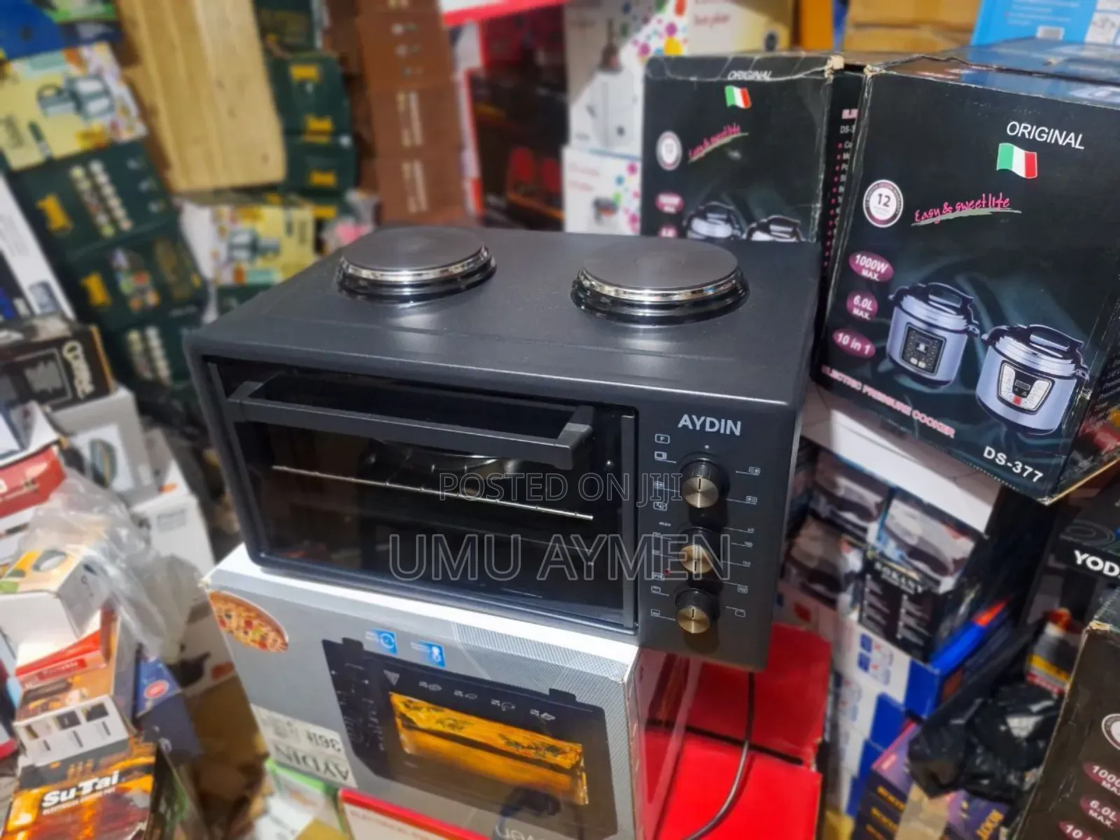 ገብቷል Aydin ባለ ስቶቭ Midi Oven/ከቱርክ/ የመጣ Aydin ሚኒ ኦቭን