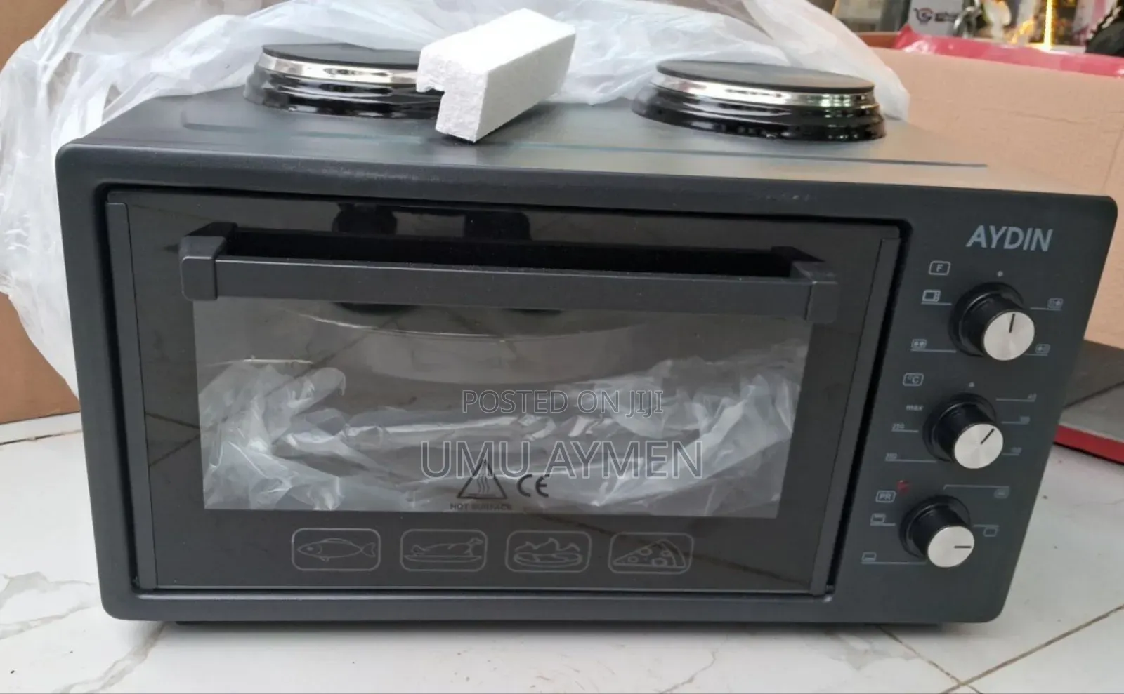 ገብቷል Aydin ባለ ስቶቭ Midi Oven/ከቱርክ/ የመጣ Aydin ሚኒ ኦቭን
