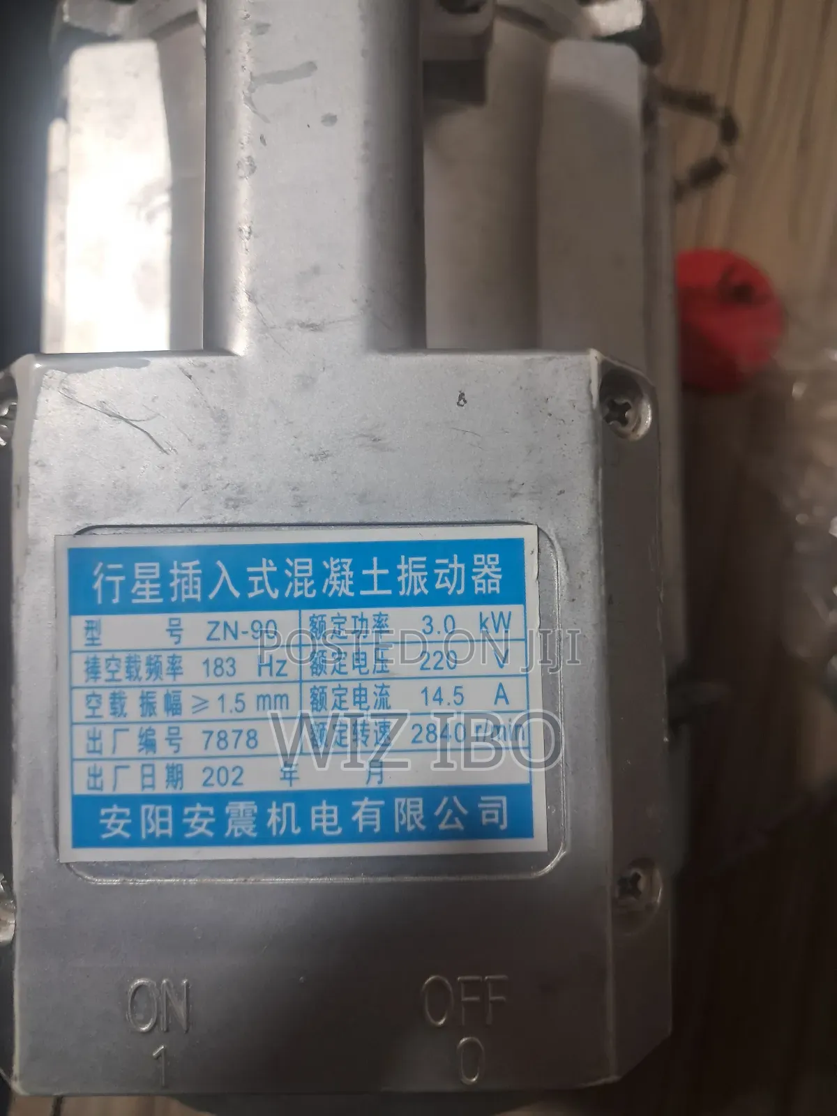 Eletrical Vibrator 4hp