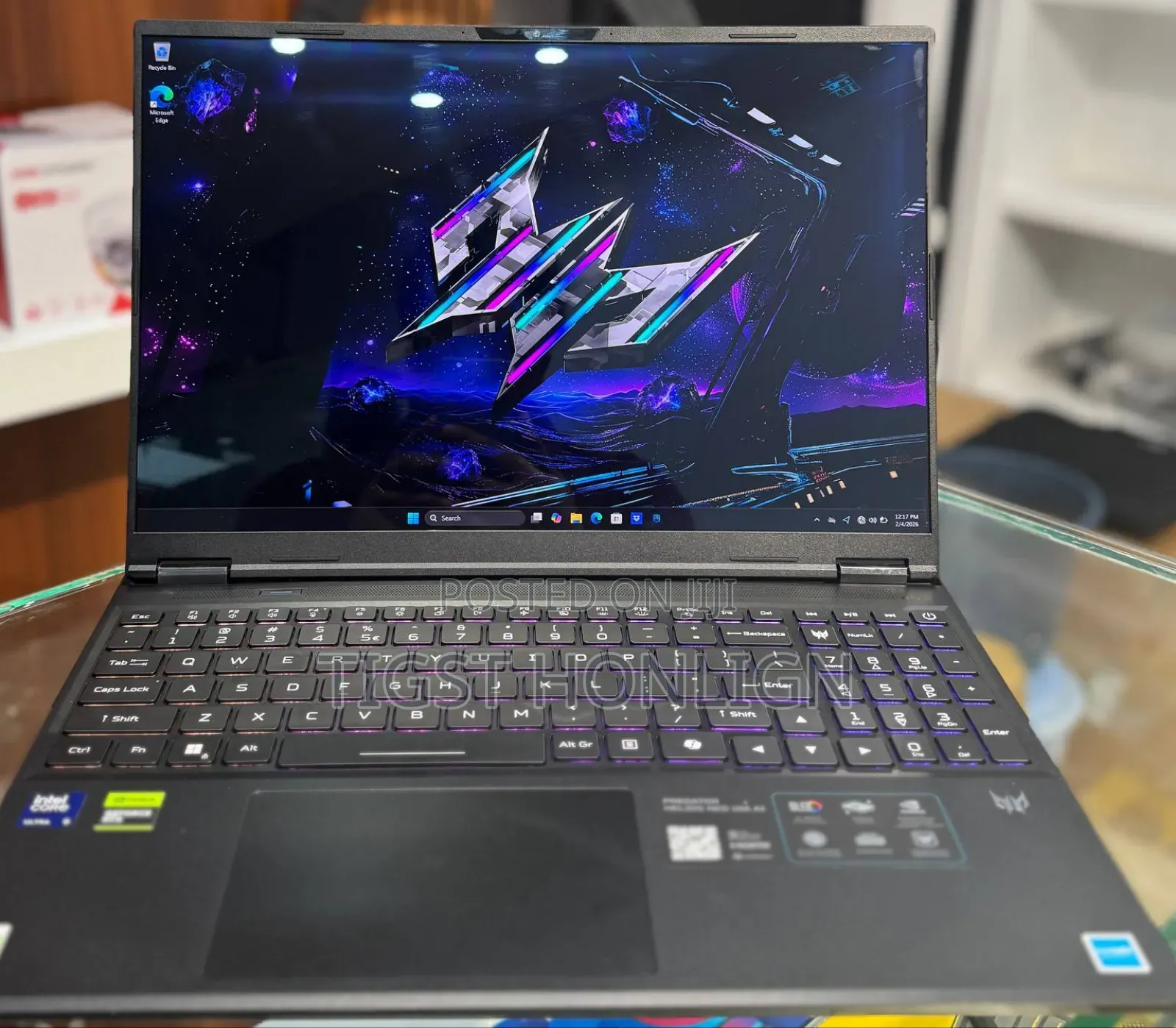 New Laptop Acer Predator Helios Neo 16 32GB Intel Core Ultra 9 SSD 1T