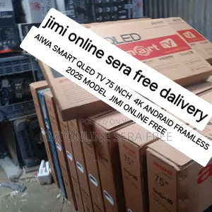 Aiwa Smart Led Tv 65 Inch Andraid Framless Tv 2025 Model