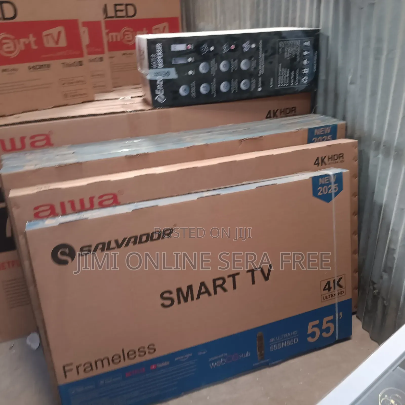 Aiwa Smart Led Tv 65 Inch Andraid Framless Tv 2025 Model