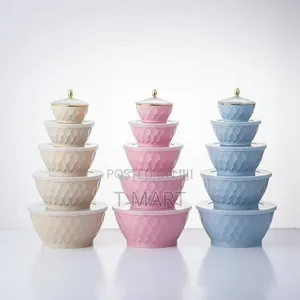5 PCS Plastic Mixing Bowl