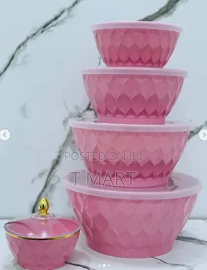 5 PCS Plastic Mixing Bowl