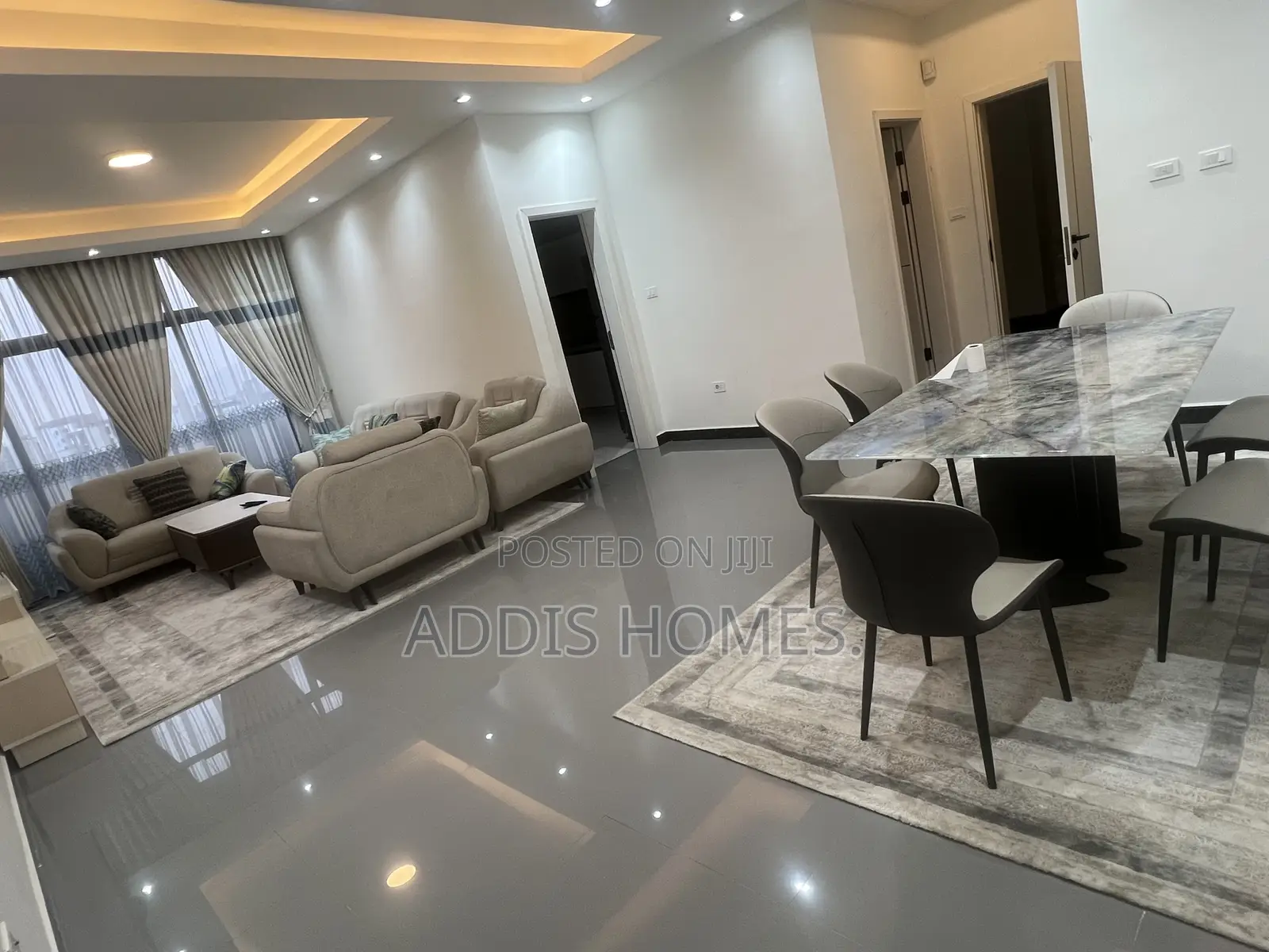 Furnished 3bdrm Apartment in Bole for rent