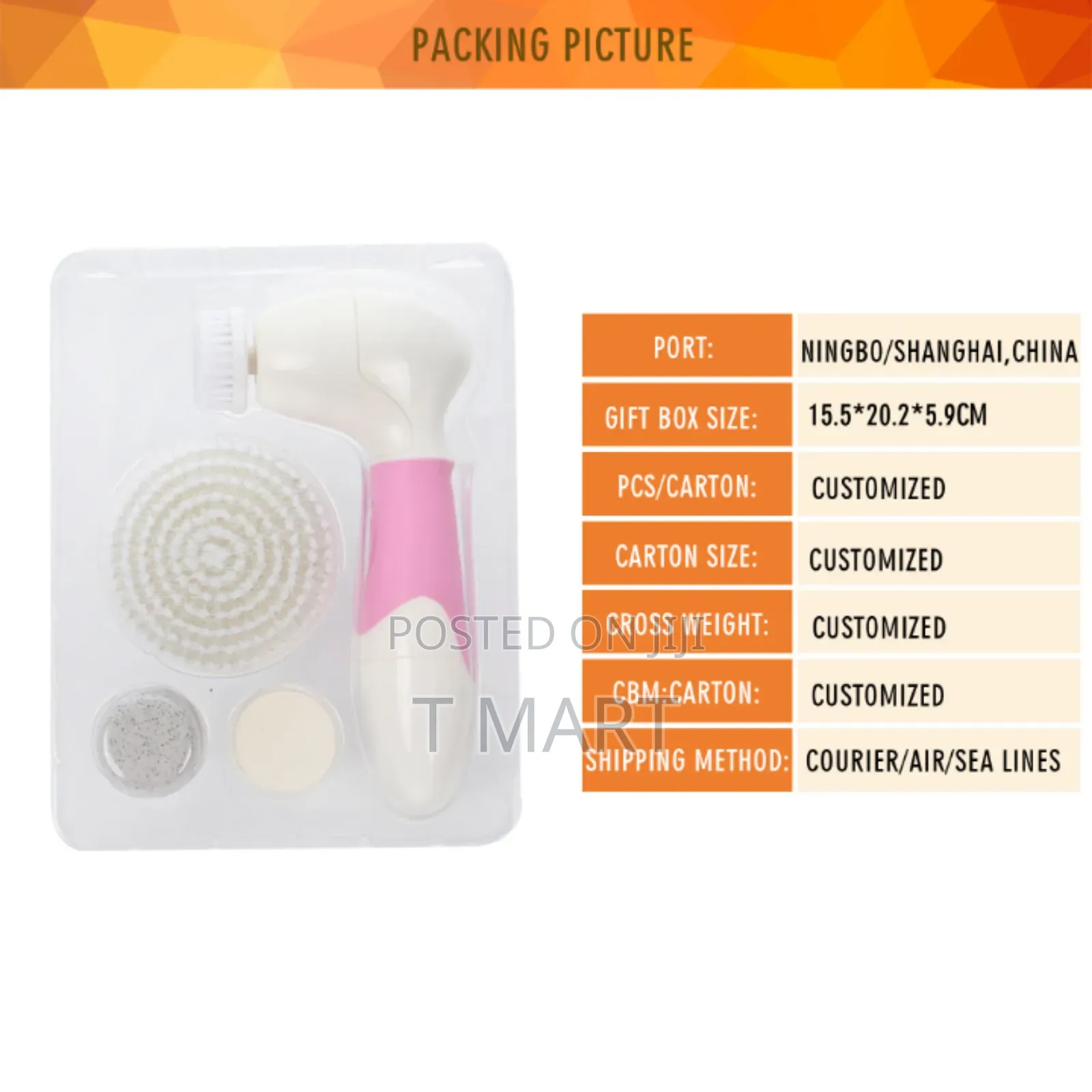 Mora 5in1 Facial Cleansing Brush Skin Care.