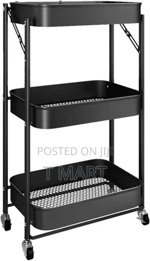 3- Tier Rolling Cart Organizer