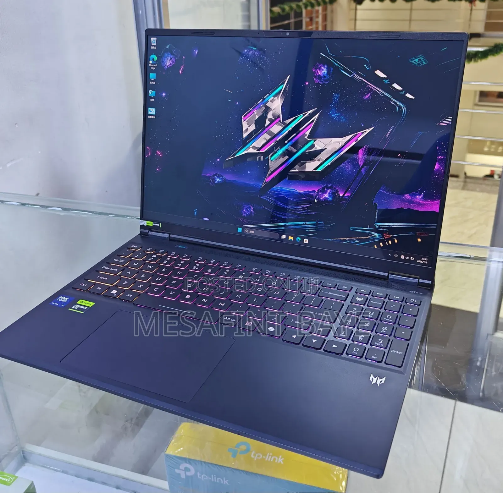 New Laptop Acer Predator Helios Neo 16 16GB Intel Core Ultra 9 SSD 1T