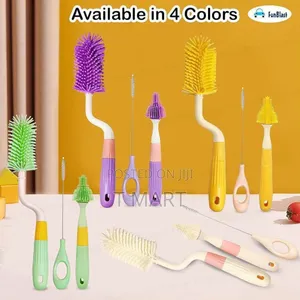 3-in-1 Silicone Baby Bottle Cleaning Brush Set