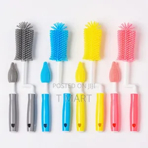 3-in-1 Silicone Baby Bottle Cleaning Brush Set