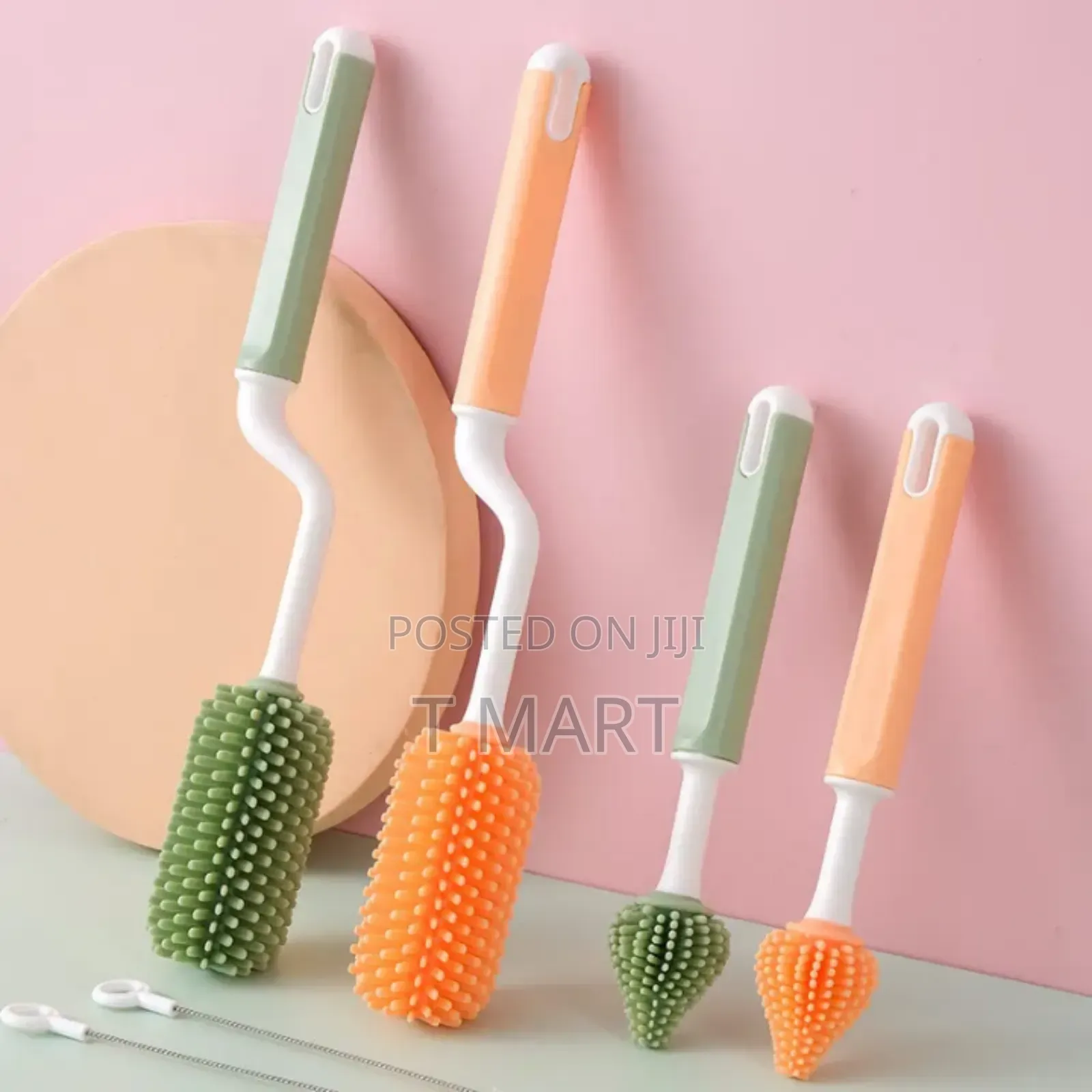 3-in-1 Silicone Baby Bottle Cleaning Brush Set