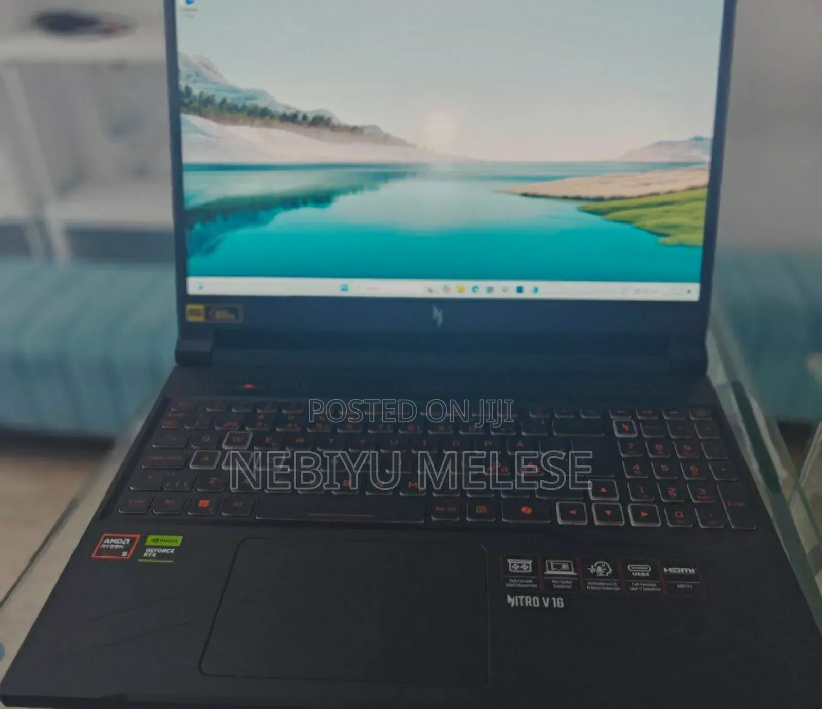 New Laptop Acer Nitro 17 16GB AMD Ryzen 5 SSD 1T