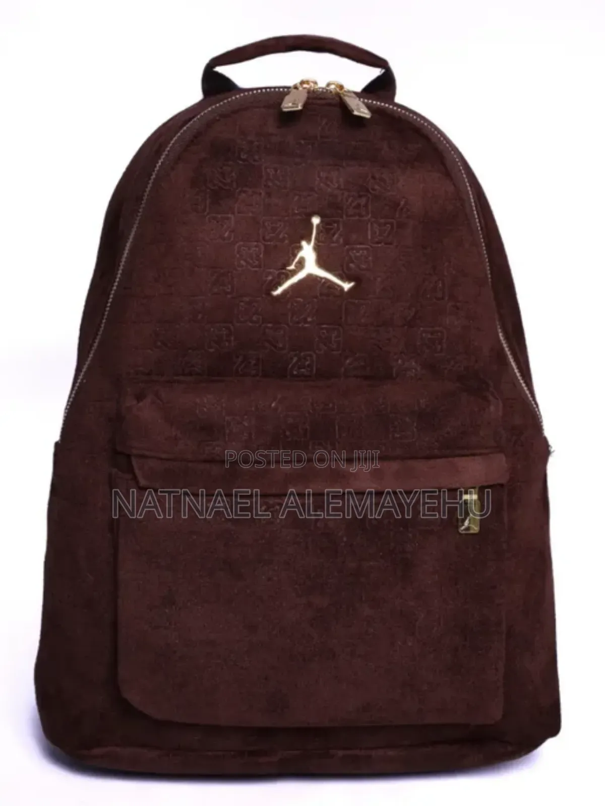 Jordan Suede Monogram Backbag