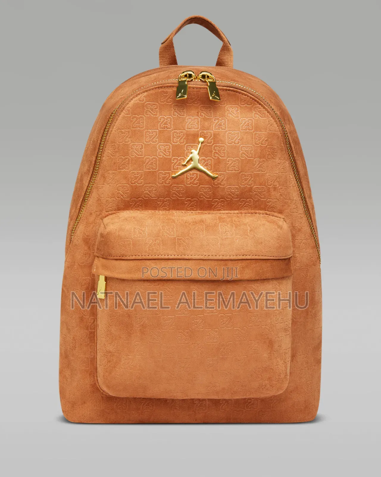 Jordan Suede Monogram Backbag