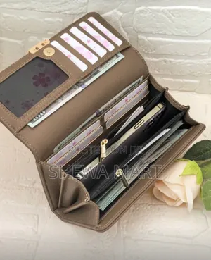 New Women Soft Pu Long Style Wallet Fashion Casual Large Capacity Mult