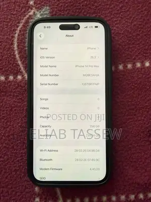 Apple iPhone 14 Pro Max 256 GB Black