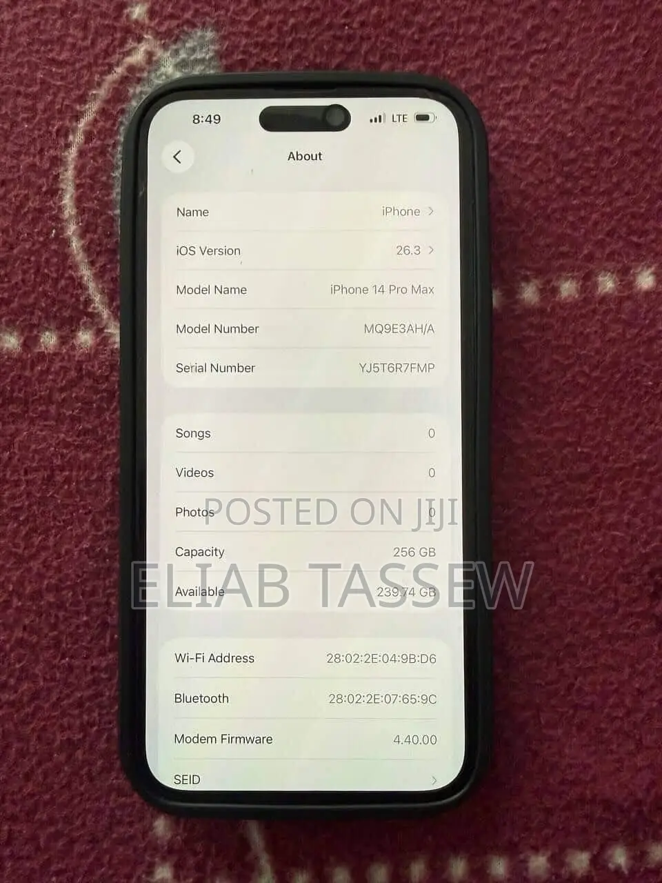 Apple iPhone 14 Pro Max 256 GB Black