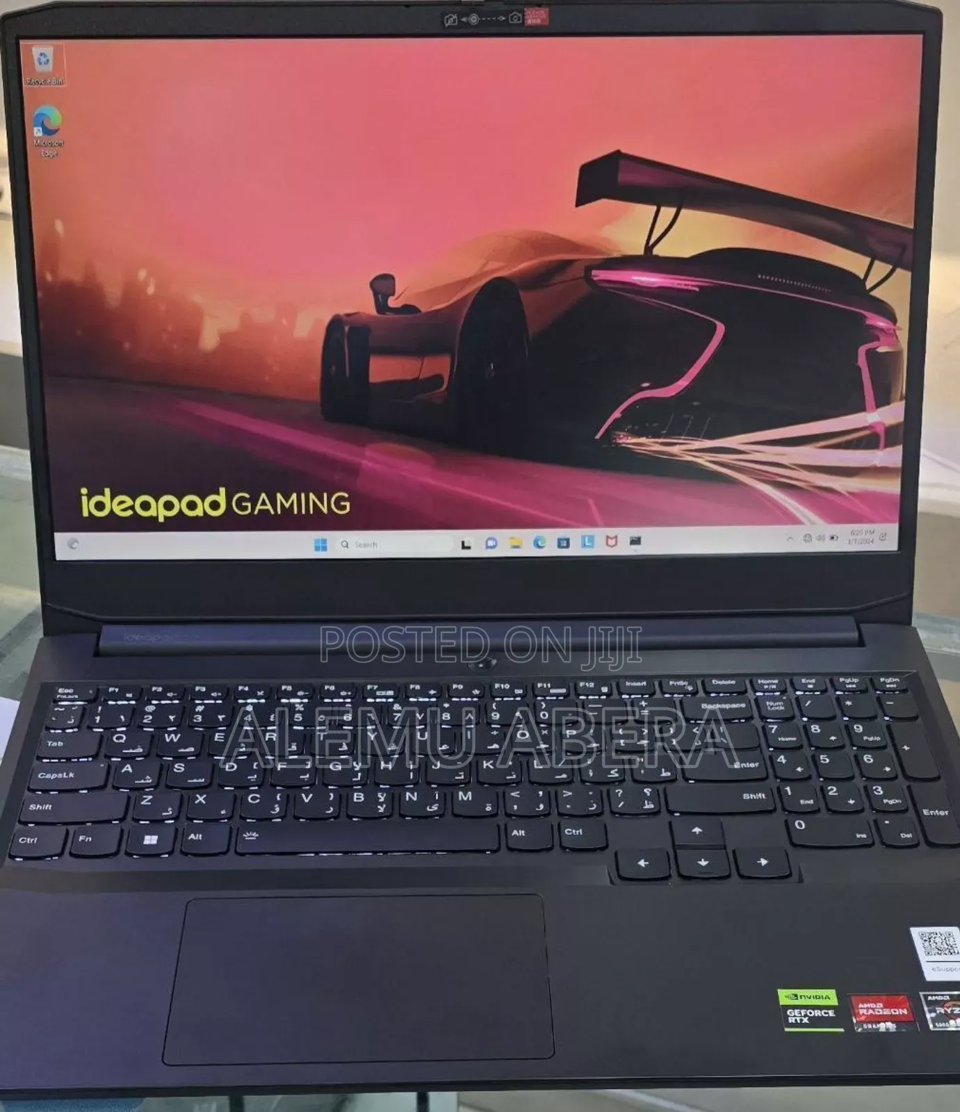 New Laptop Lenovo Ideapad Gaming 3 12GB AMD Ryzen 5 HDD+SSD 1T