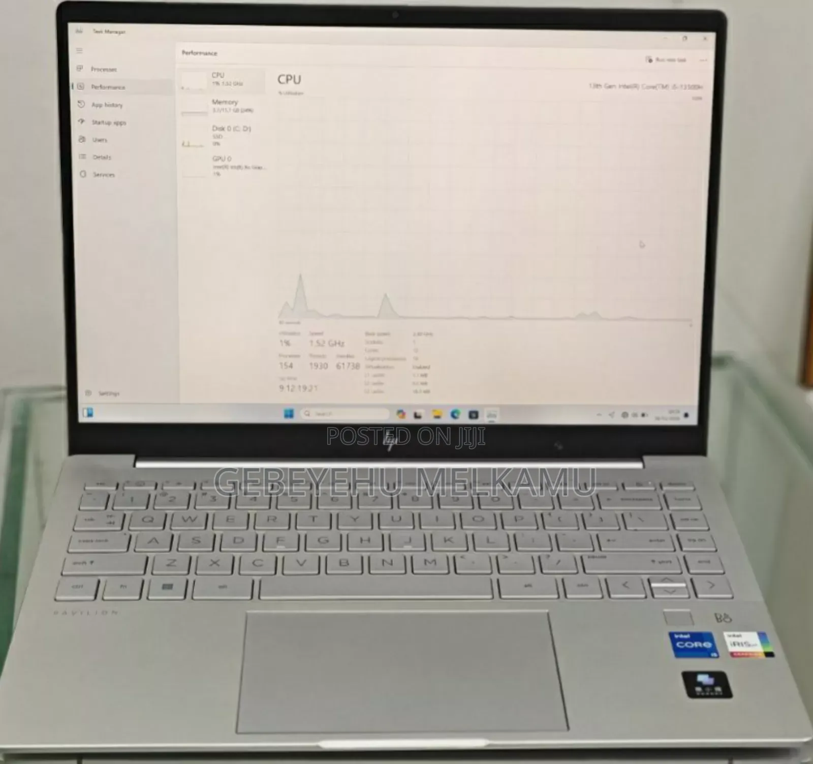 New Laptop HP Pavilion 15 16GB Intel Core I5 SSD 1T