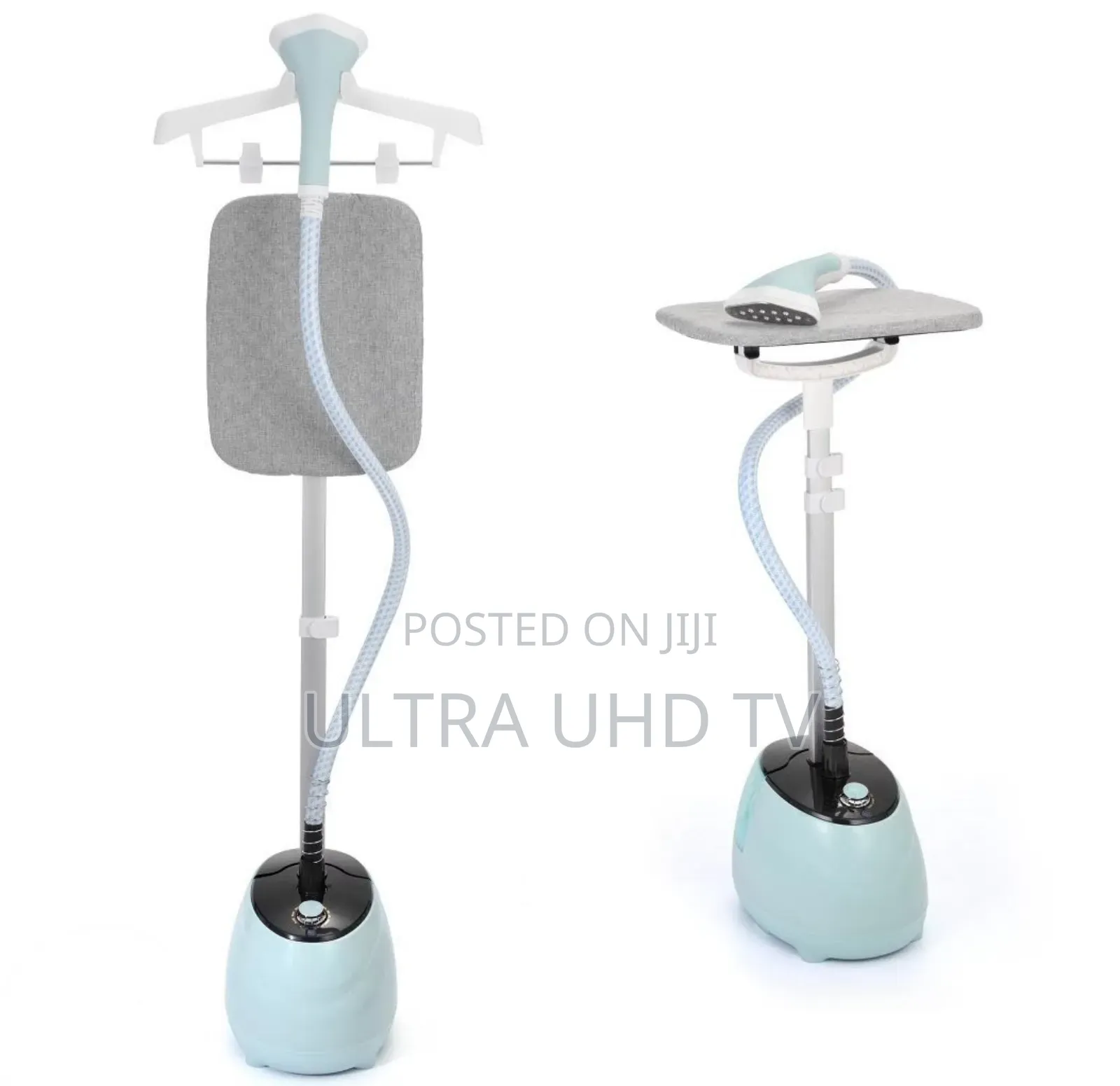 Sayona Standing Garment Steamer With an Integrated Ironing Board.