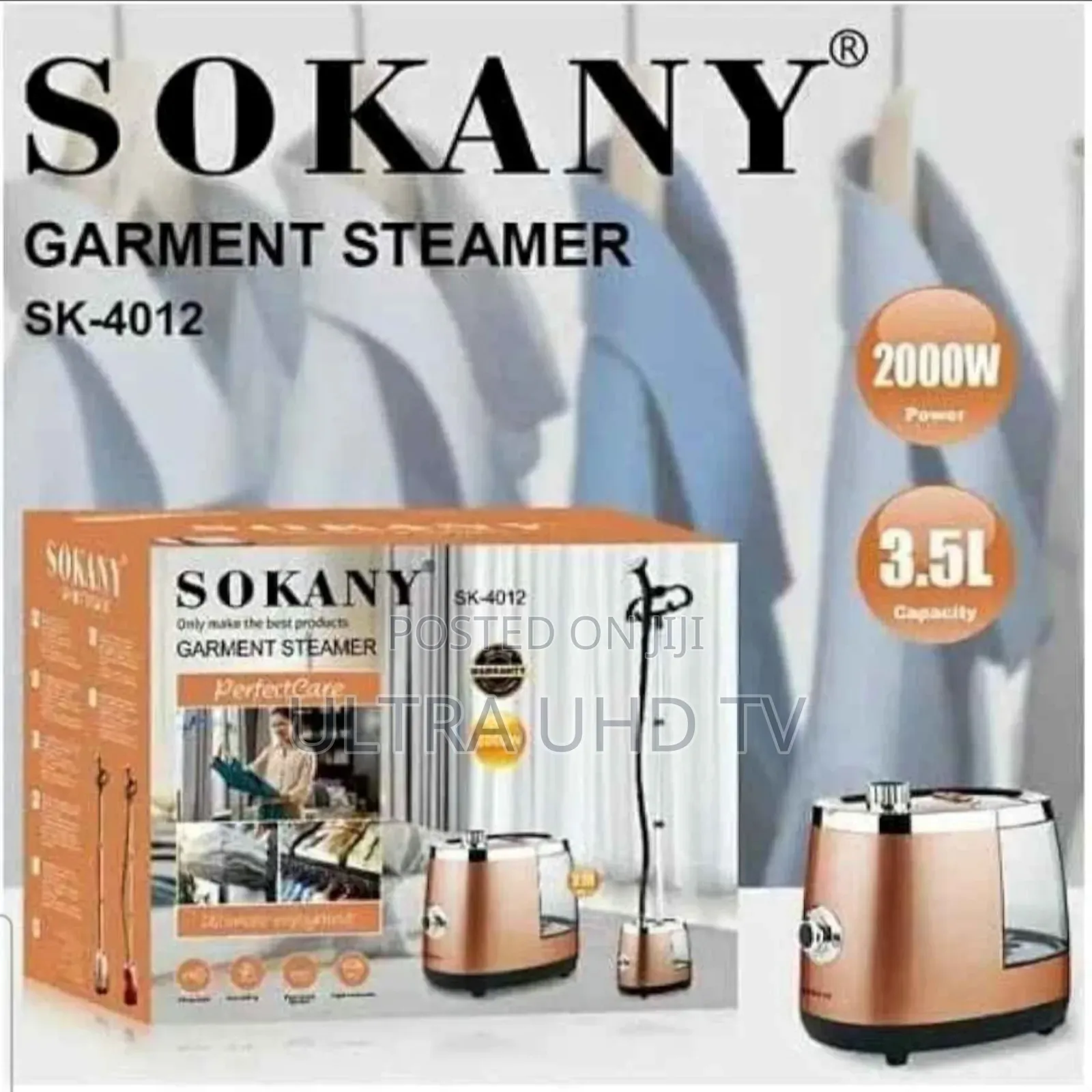Sokany Standing Garment Steamer, a Home Appliance Used to Remove