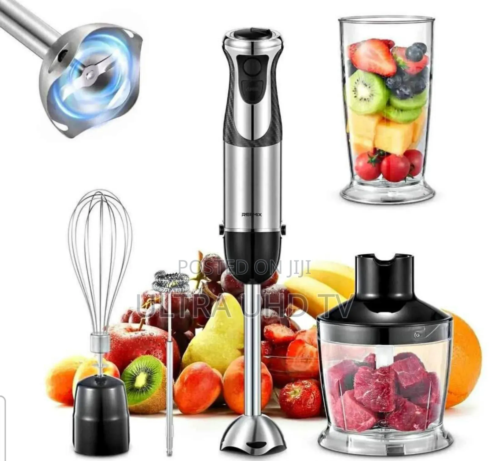 Silver Love 5 in 1 Hand Blender Set. Model: Kk-7703s.