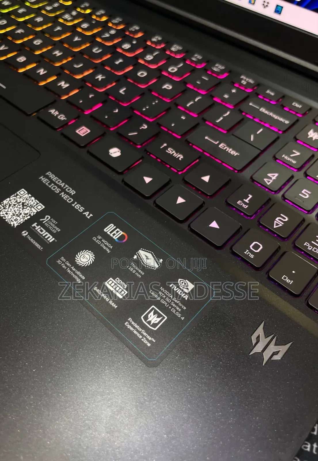 New Laptop Acer Predator Helios Neo 16 32GB Intel Core Ultra 9 SSD 1T