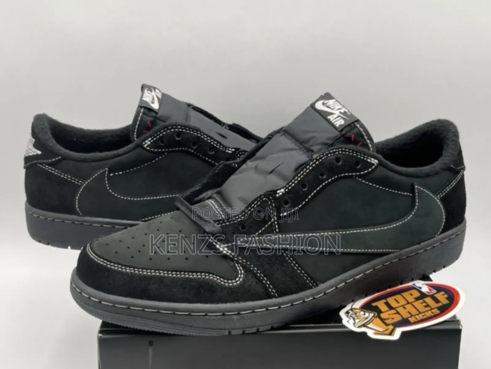 Traviscott Air Jordan 1 Low Black