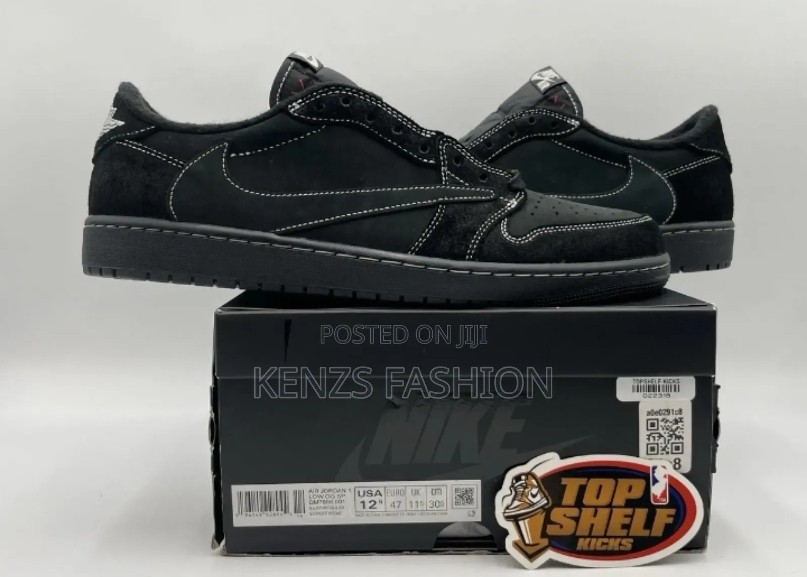 Traviscott Air Jordan 1 Low Black