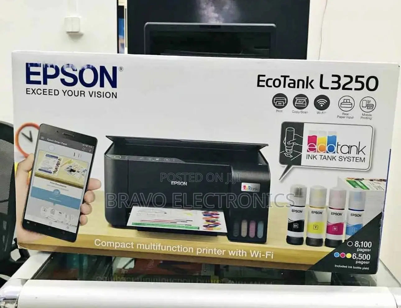 Epson Printer – 4 Color Ink System | Sharp Reliable Printing!