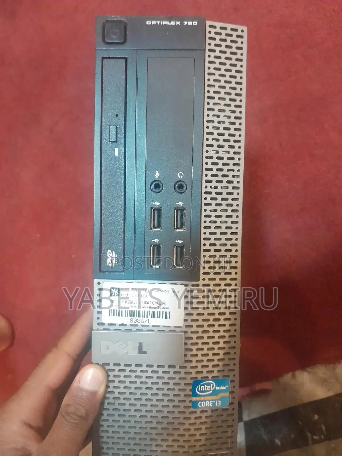 Desktop Computer Dell OptiPlex 790 4GB Intel Core I3 HDD+SSD 500GB