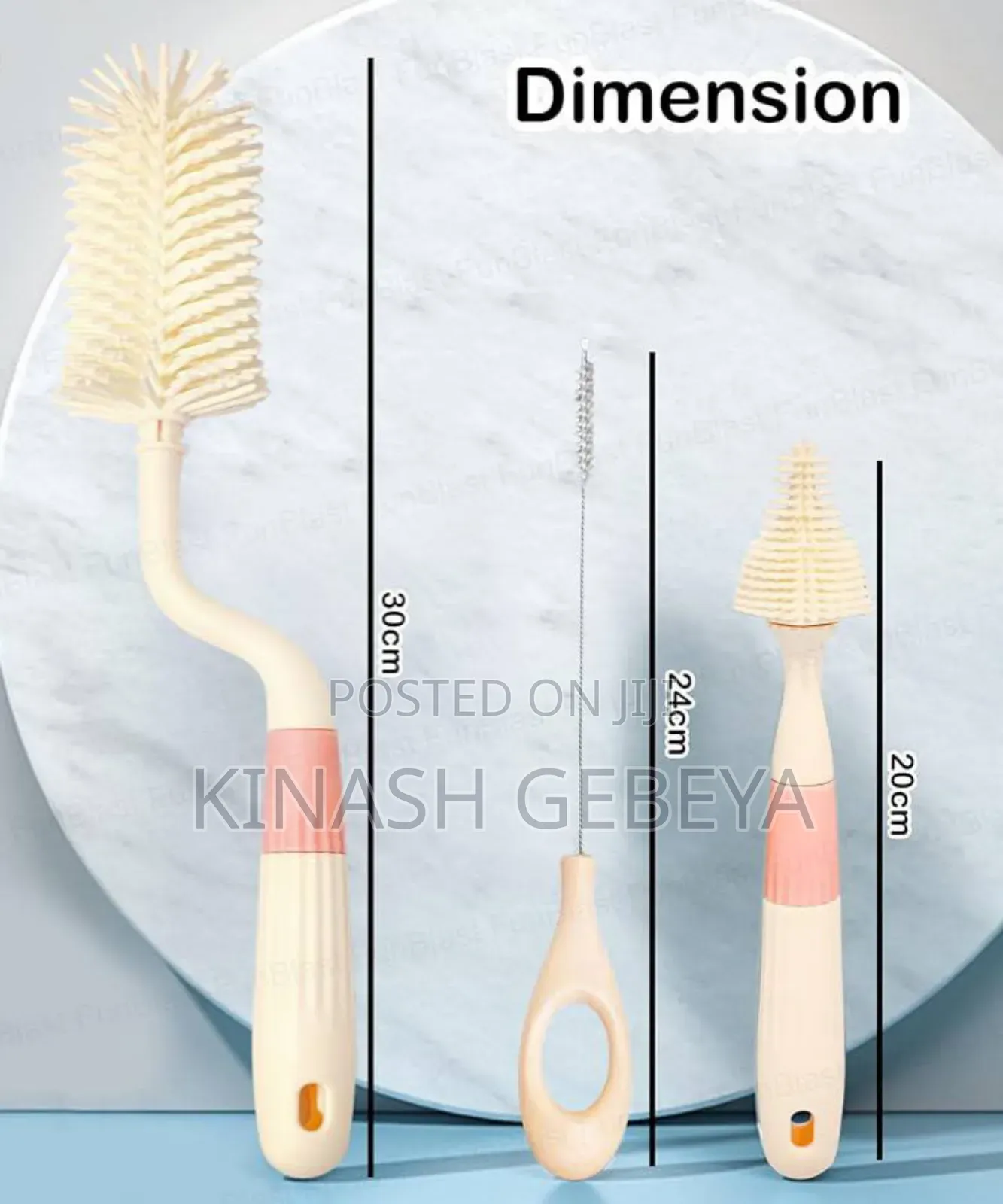 3pcs Baby Bottle Cleaning Brush