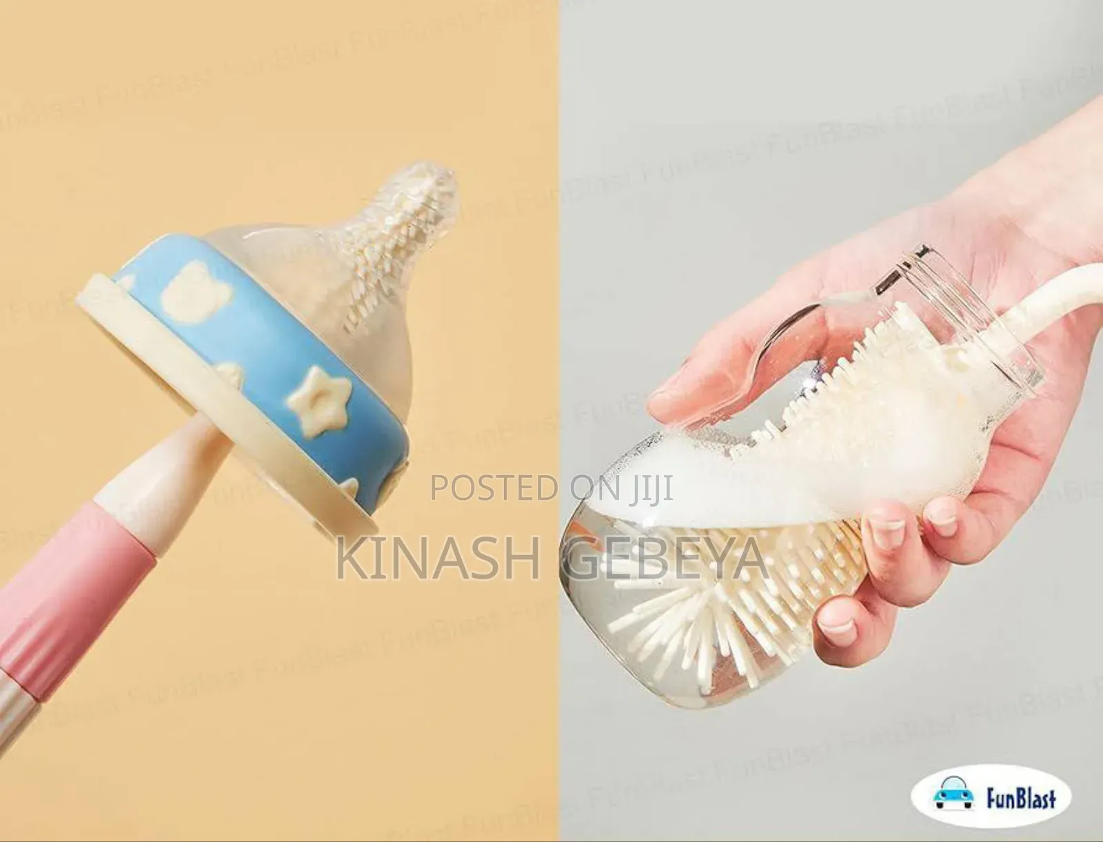 3pcs Baby Bottle Cleaning Brush