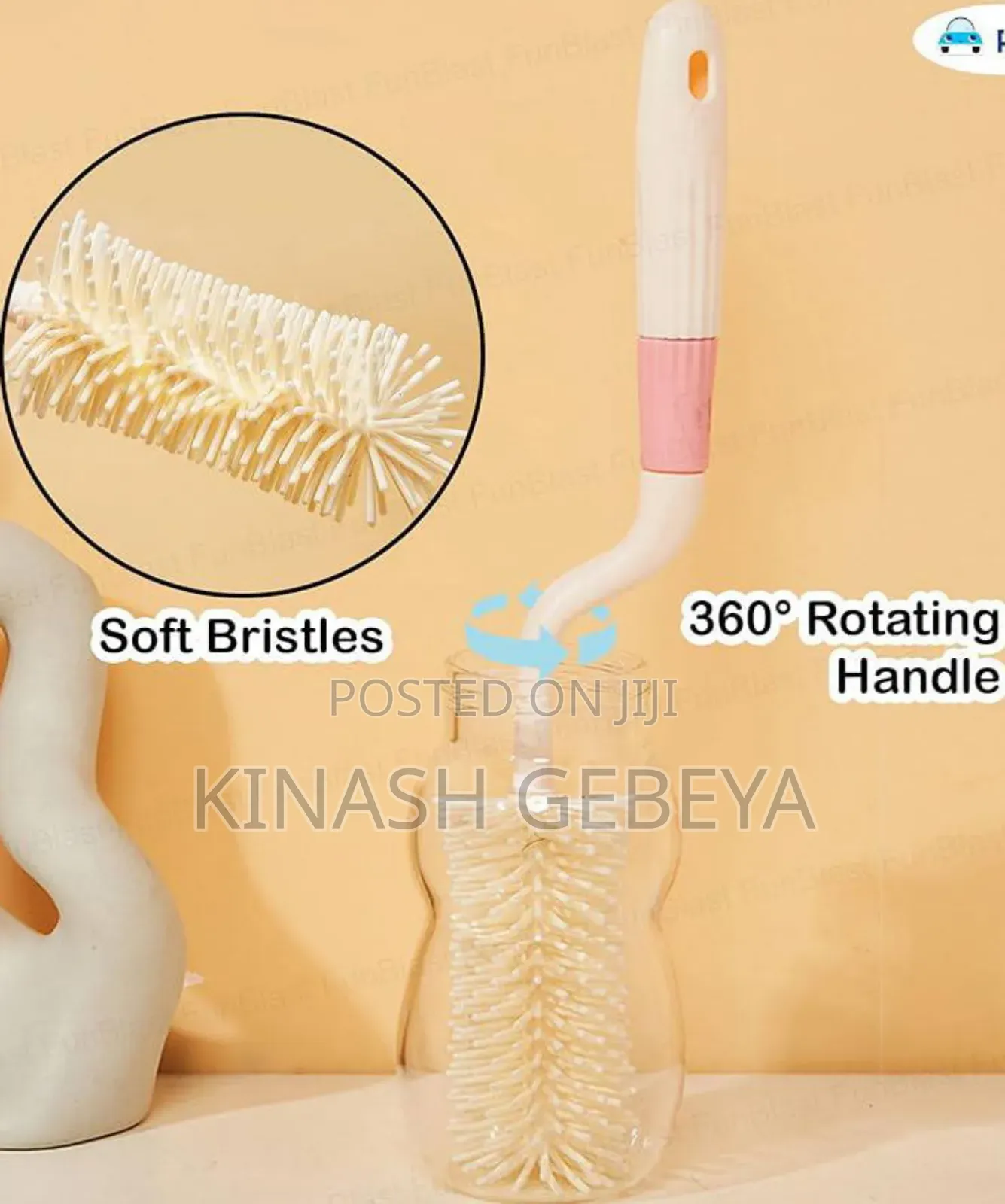 3pcs Baby Bottle Cleaning Brush