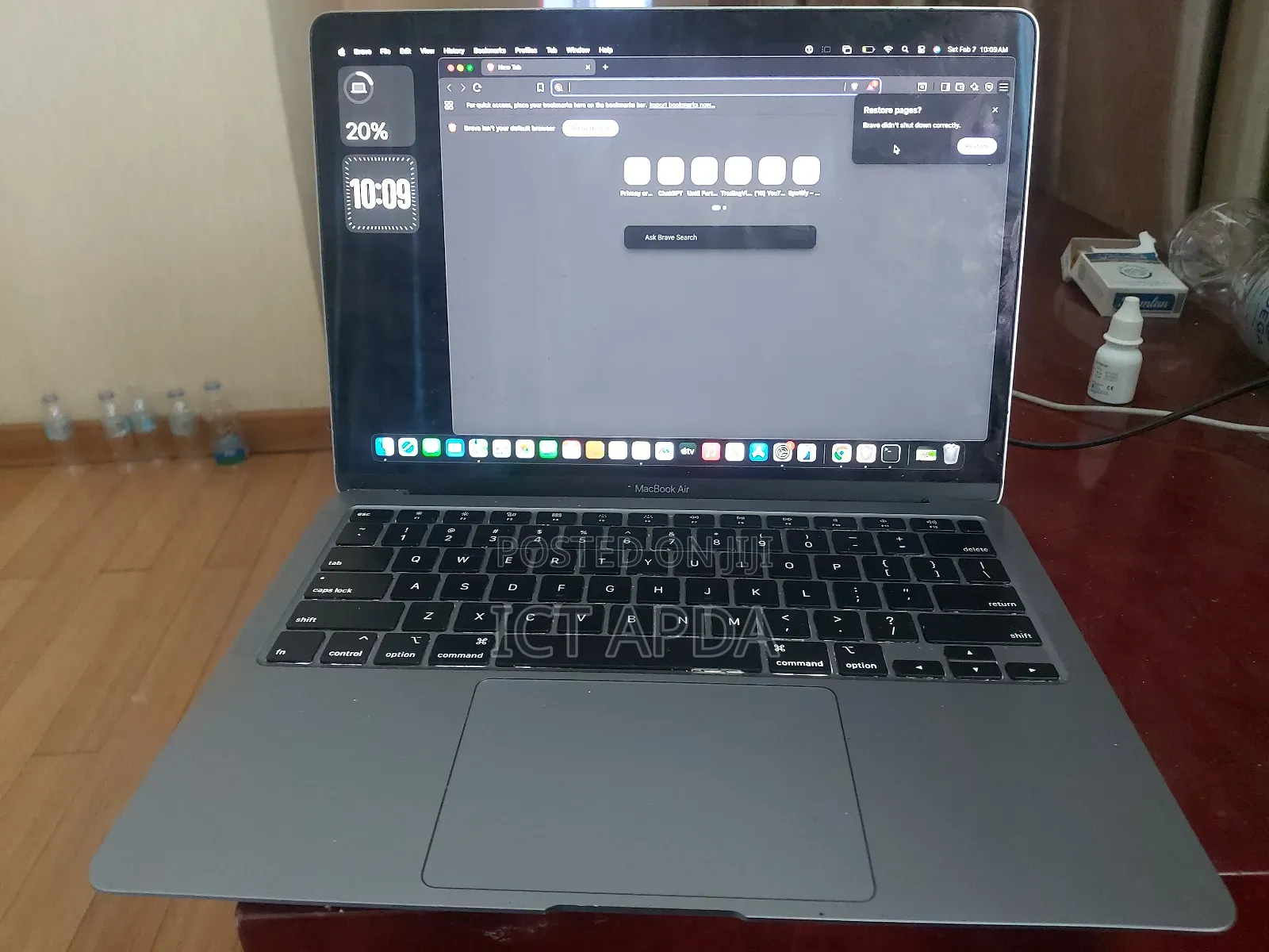 Laptop Apple MacBook Air 2020 M1 8GB Apple M1 SSD 256GB