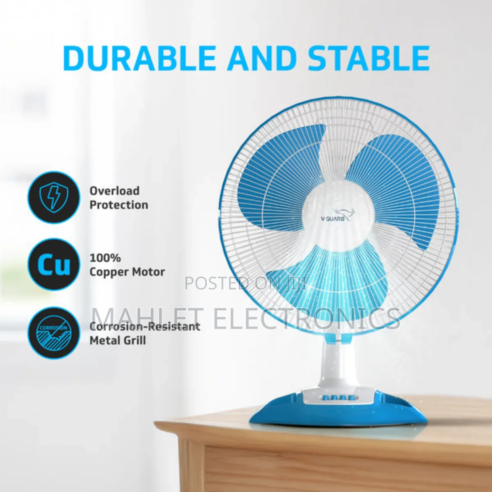 Table Fan ተንቀሳቃሽ ቬንትሌተር