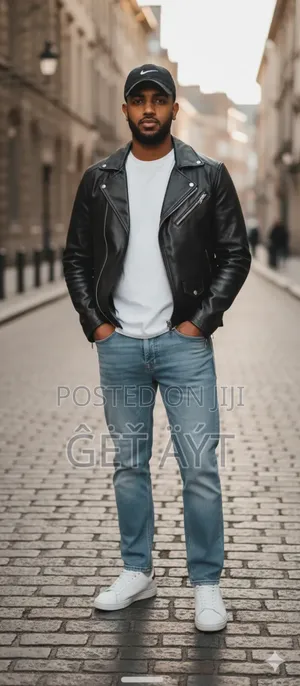 Premium Men's Faux Leather Motorcycle Jacket -