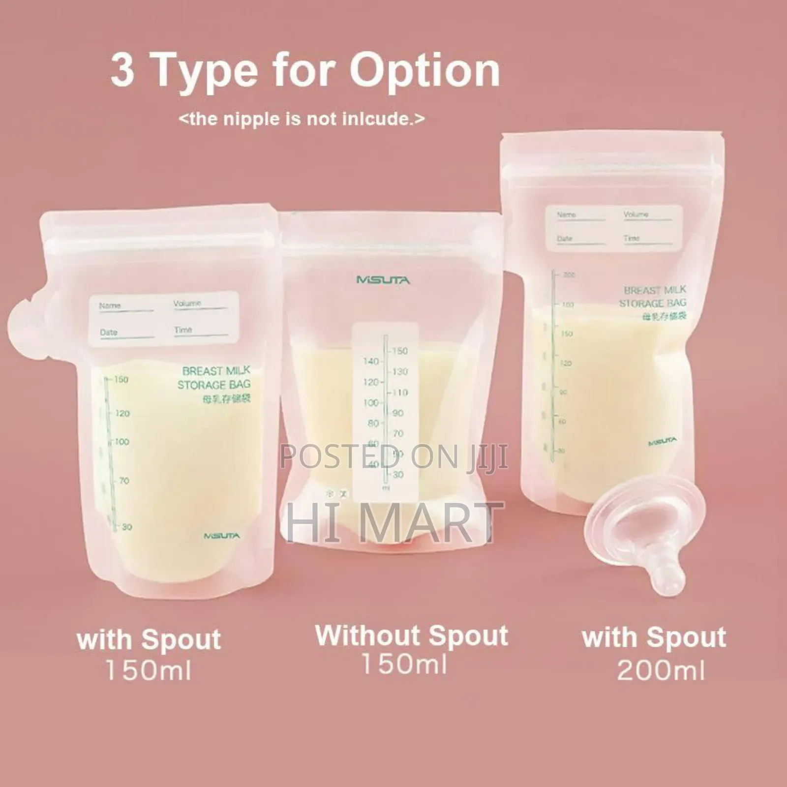 30pcs Breast Milk Storage Bag(150ml)