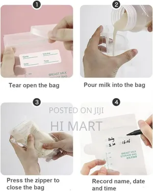 30pcs Breast Milk Storage Bag(150ml)