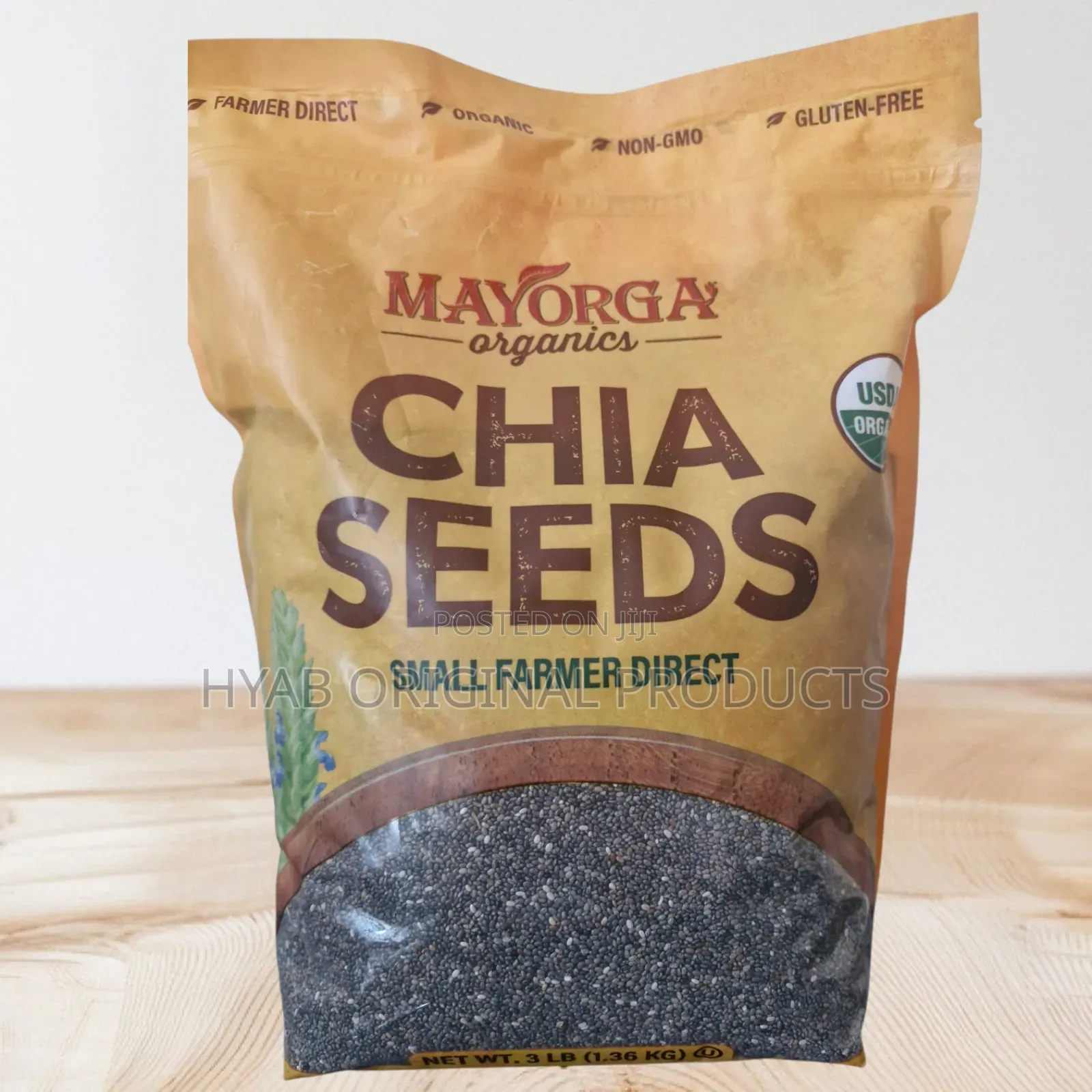 Mayorga Chia Seeds Usda Organic Farmer Direct 1.36kg