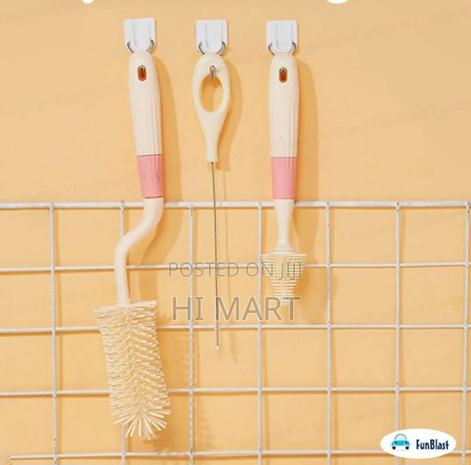 3pcs Silicone Baby Bottle Brush