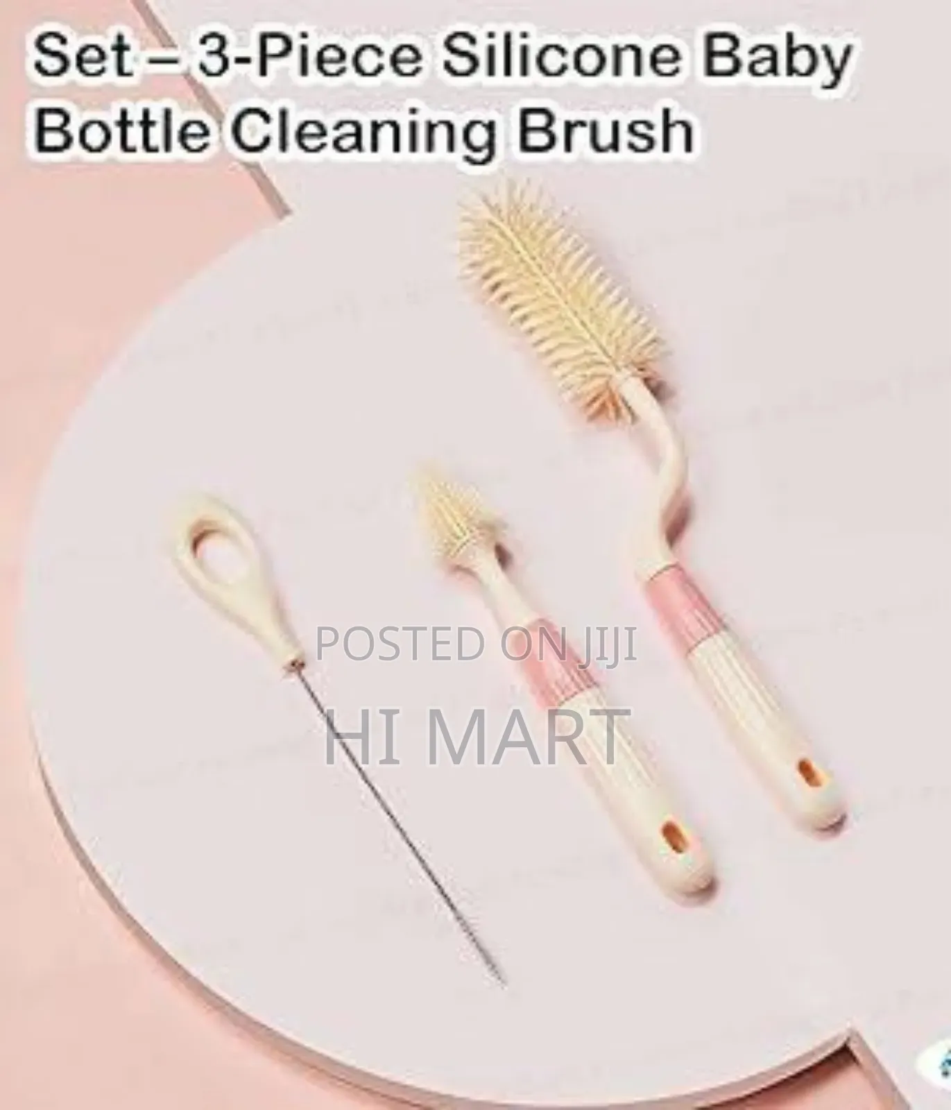 3pcs Silicone Baby Bottle Brush