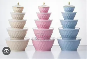 5 PCS Plastic Mixing Bowl