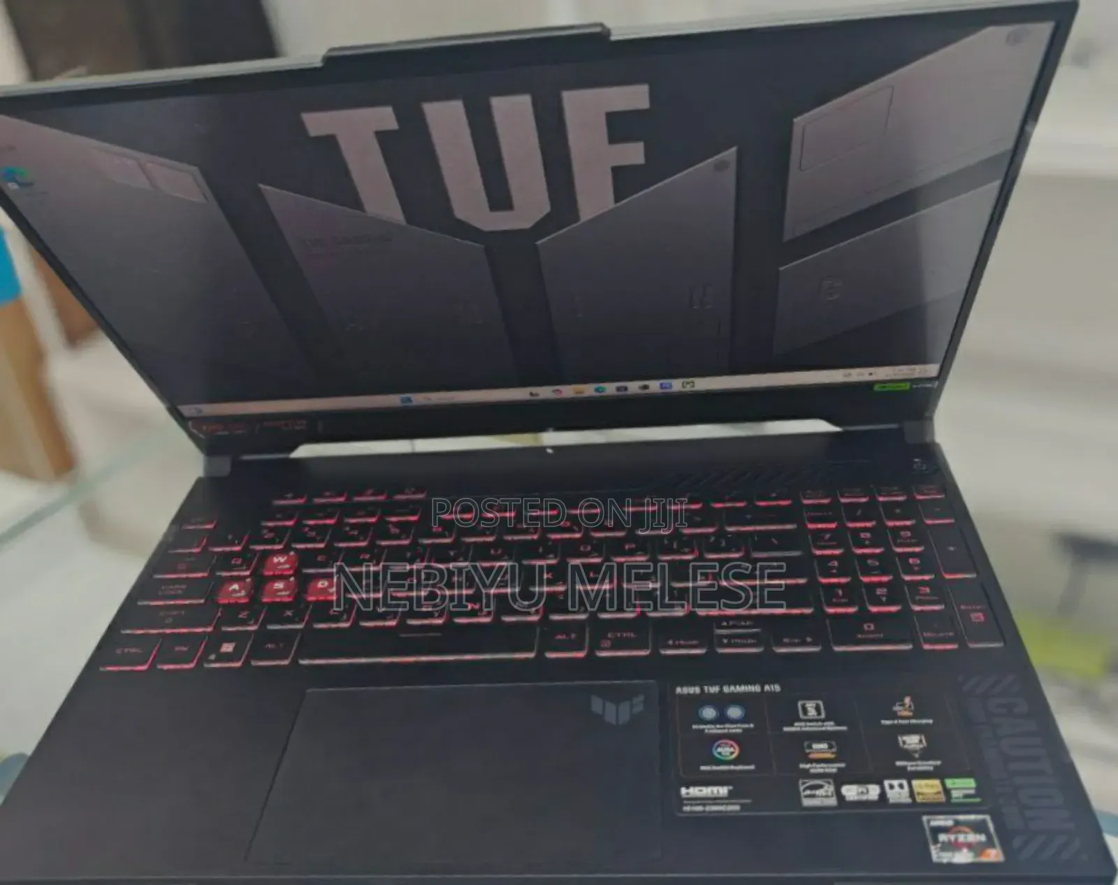 New Laptop Asus TUF Gaming A15 16GB AMD Ryzen 7 SSD 512GB