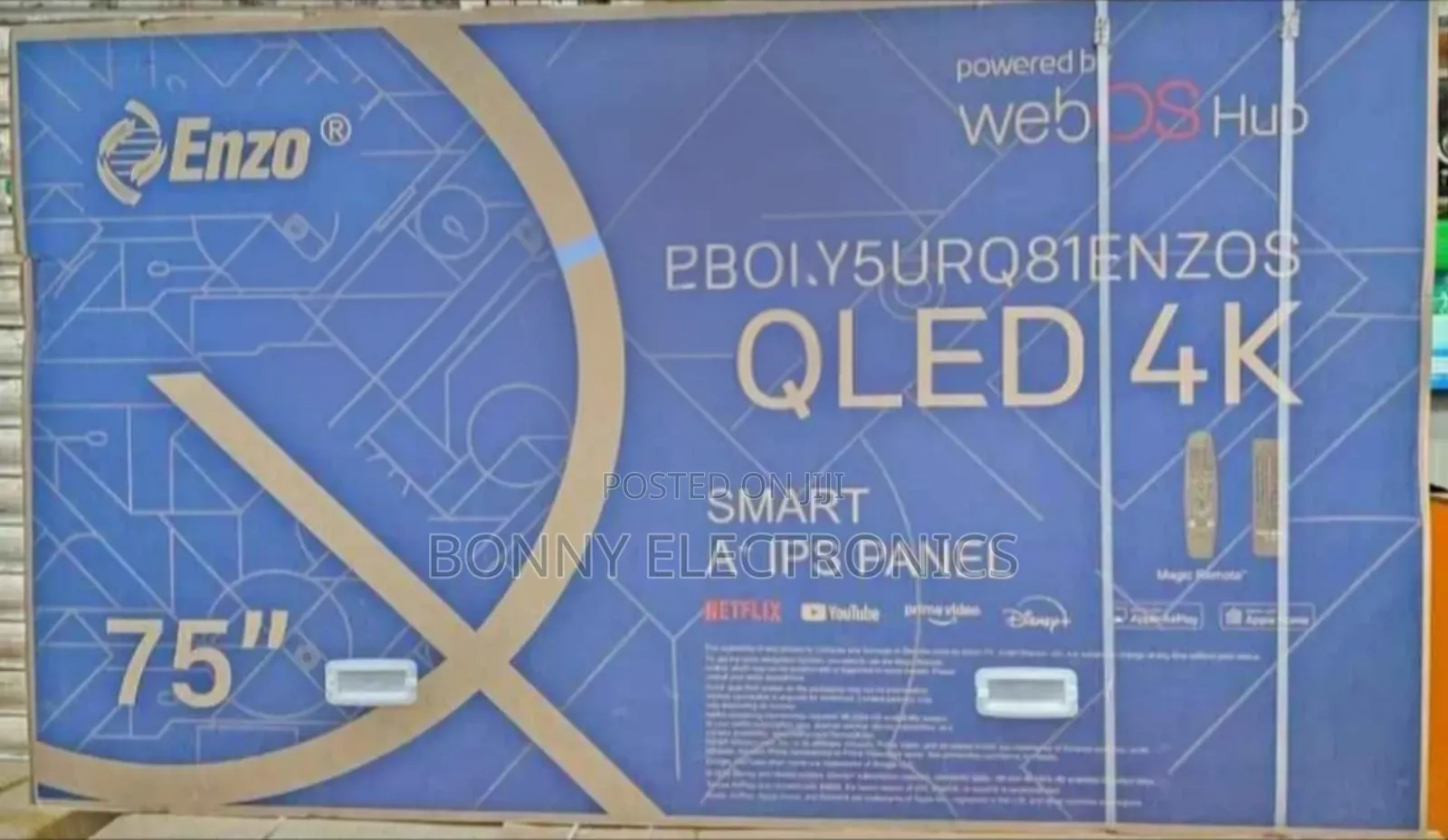 Enzo 75 Inch Qled Tv - 2025