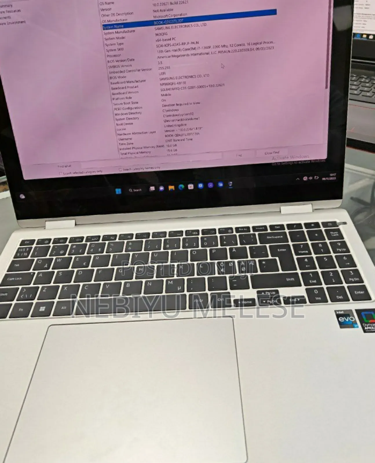 New Laptop Samsung NP-X360 16GB Intel Core I7 SSD 512GB