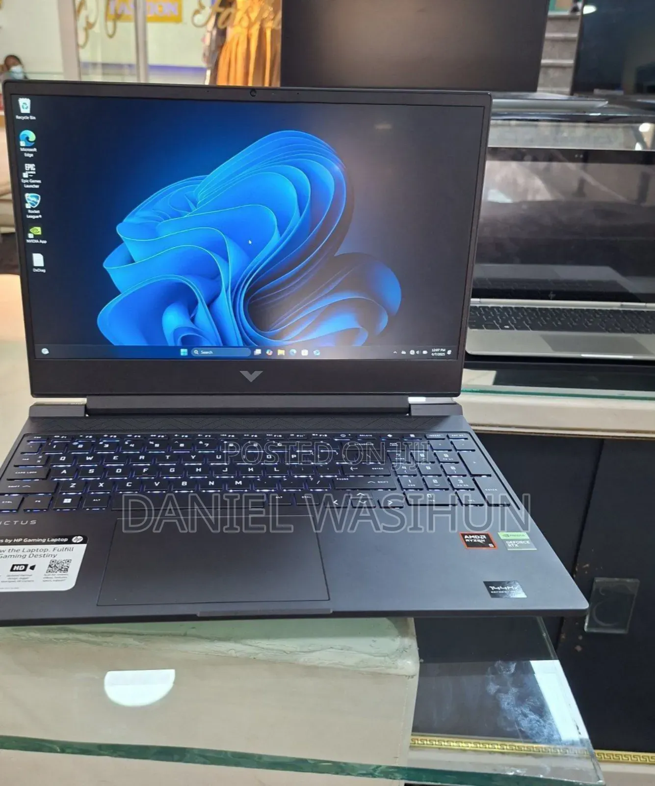 New Laptop HP Victus 15 16GB AMD Ryzen 5 SSD 512GB