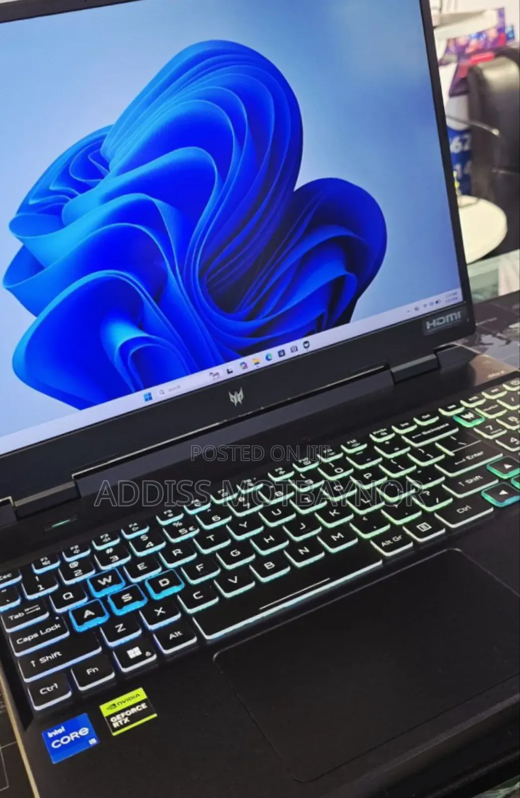 New Laptop Acer Predator Helios 300 16GB Intel Core I5 SSD 1T