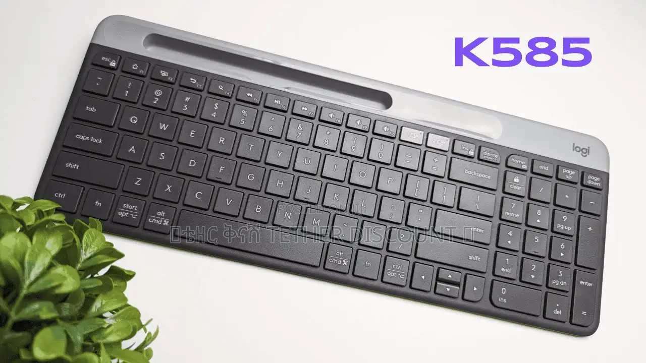Original Logitech Slim Multi-device Wireless Keyboard, Blackused